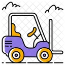 Lift Forklift Cargo Icon