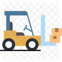 Forklifter Automobile Crane Icon
