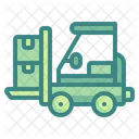 Forklifts Pallet Freight Icon