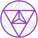 Metatron Wurfel Form Icon