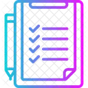 Form List Document Icon
