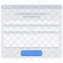 Form Button Website Icon
