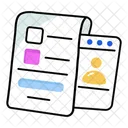 Paper Writing Filling Icon