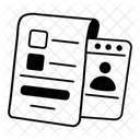 Paper Writing Filling Icon