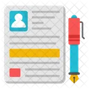 Form Application Paper Icon