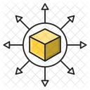 Forma Cubo Diseno Icono