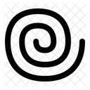 Forma De Espiral Forma Forma Abstracta Icono