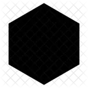 Forma Hexagonal Hexagono Forma Abstracta Icono