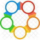 Circulo Redondo Pentagono Icono