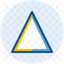 Forma de triángulo  Icono