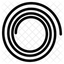 Forma de espiral  Icono