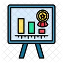 Negocios Grafico Tablero Icono