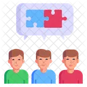 Formación de equipos  Icono