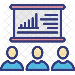 Capacitación del trabajo  Icono