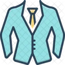 Formal Wear Uniform Suit Icon