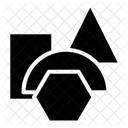 Triangulo Retangulo Hexagono Ícone