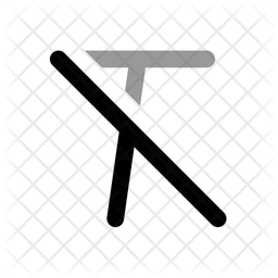 Format Clear  Icon