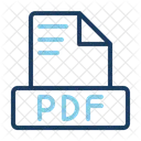 Pdf Document Donnees Icon