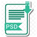 PSD Extension Fichier Icône