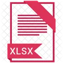 Xlsx Format Document Icône