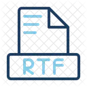 Rtf Document Donnees Icon