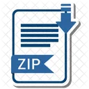 Zip Extension Fichier Icône