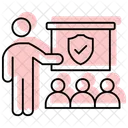 Formation Securite Couleur Ombre Thinline Icone Icon