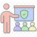 Formation Securite Icone Couleur Lineaire Icon