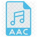 Archivo Formato Aac Icono