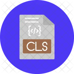 Formato de archivo cls  Icono