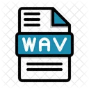 Wav Archivo Documento Icono