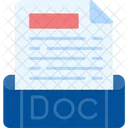 Formato de archivo de documento  Icono