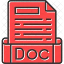 Formato De Archivo Doc Doc Documento Icon