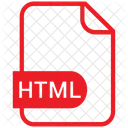 HTML Archivo Formato Icono