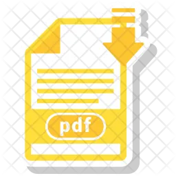 Formato de archivo pdf  Icono