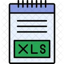 Formato De Archivo Xls Archivo Negocio Icono