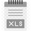 Formato de archivo xls  Icono