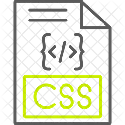 Formato de arquivo css  Ícone