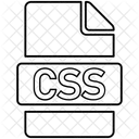 Formato de arquivo css  Ícone