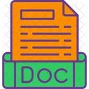 Formato De Arquivo Doc Doc Documento Ícone