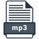 Mp 3 Arquivo Formatos Icon