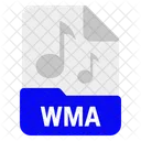 Formato de arquivo arquivo wma de música-  Ícone