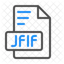 Formato de intercambio de archivos jfif jpeg  Icono