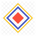 Forma Geometrica Retro Icon