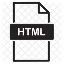 Html Documento Arquivo Ícone