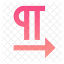 Direccion De Texto L A Icono