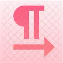 Direccion De Texto L A Icono