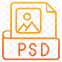 Formato Psd Arquivo Psd Psd Ícone