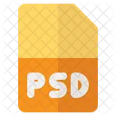 Formato psd  Ícone