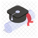 Formatura Chapeu Diploma Icon